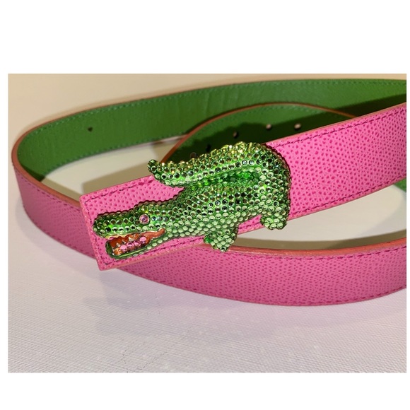 CRYSTAL ENCRUSTED ALLIGATOR belt - Picture 2 of 4